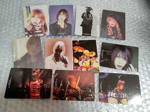 DIR EN GREY トレーディングカード Shinya 11枚 /検 sukekiyo 京 薫 Toshiya Tシャツ タオル ポスター PHALARIS 19990120 The Devil In Me