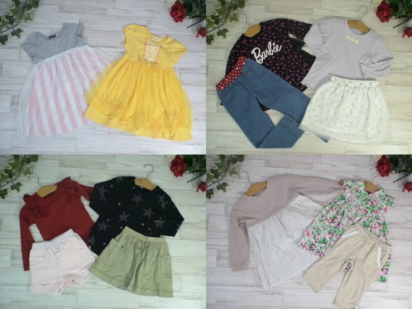 数量限定】 女の子 お洋服 服袋 まとめ売り 110サイズ 新品 未使用