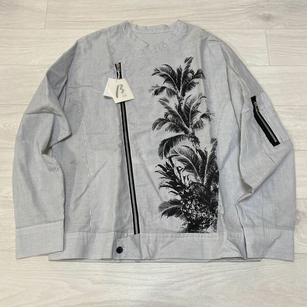 ベータメン　麻綿シャツ素材　ライダース型シャツジャケット　サイズM　定価49000円 