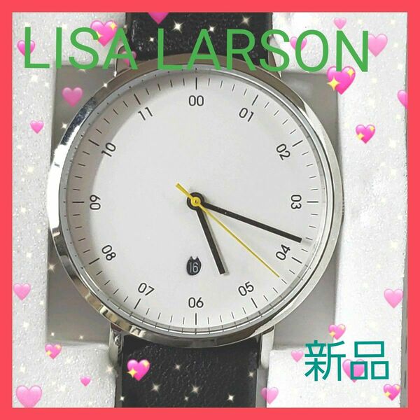 【新品】LISA LARSON /腕時計 /LL501 /猫マイキー/替えバンド/レディース/文字盤白/丸