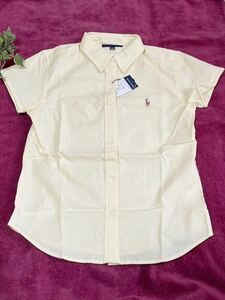 * unused Ralph Lauren Ralph Lauren short sleeves shirt yellow 150*