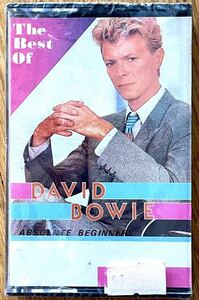  new goods unopened cassette tape DAVID BOWIE/ABSOLUTE BEGINNERS(THE BEST OF) David * bow i- David bow i gram lock glam rock