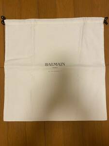 正規 BALMAIN バルマン 付属品 シューズバッグ 保存袋 白 サイズ 縦 39cm 横 39cm