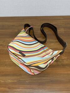 [Paul Smith] signature stripe canvas shoulder bag Paul Smith 