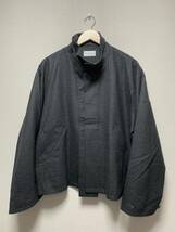 美品☆[RYO TAKASHIMA] 2WAY Collar Drizzler Jacket カラードリズラージャケット M グレー 101905006 リョウタカシマ_画像1