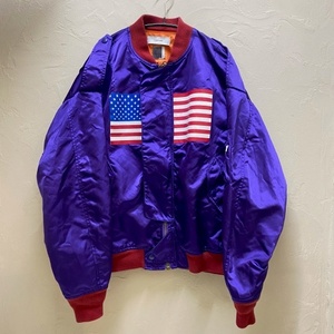 FACETASM ファセッタズム AMERICAN FLAG MA-1 ジャケット SIZE 3 パープル 【代官山05】