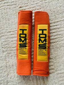  that time thing TOM`S original TOM'S seat belt cover orange TOM`S racing shoulder pad rare sale end goods 