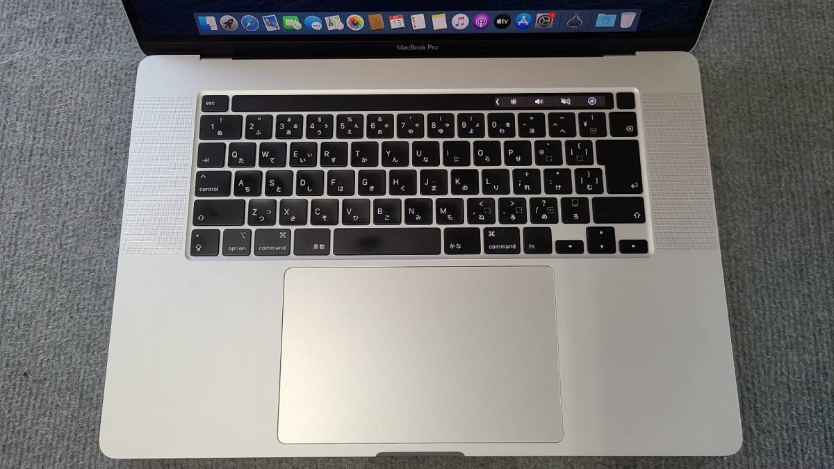 Apple MacBook Pro 16インチA2141 2019年Intel Core i9-9980HK 2.40GHz