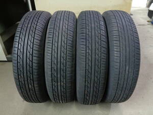 夏タイヤ ヨコハマ DNA ECOS ES300 135/80R12 17年製 4本セット 7～8部山（5-116）7