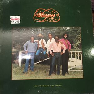 ◆WISPERS 「Love is Where You Find It」中古レコード