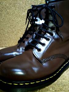 【Dr.MARTENS】ドクターマーチン 1460 8ホールブーツ UK9 (28cm ) 8EYE BOOT スムースレザー 希少レアカラー ブラウン