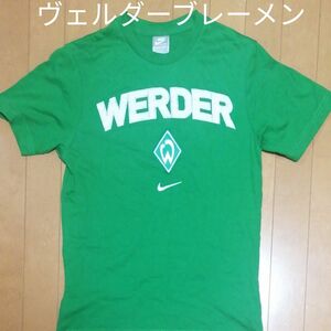 NIKE+ヴェルダーブレーメン半袖Tシャツ Sサイズ ナイキコラボ WERDER BREMEN 大迫勇也 ブンデスリーガ