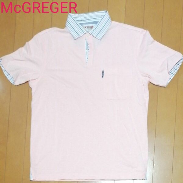 McGREGER半袖ポロシャツ Mサイズ　マックレガー 鹿の子織り 