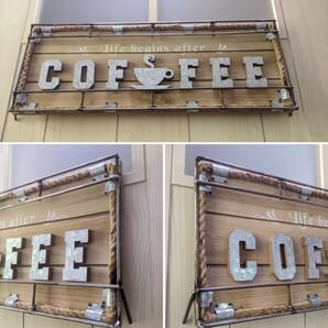 海の見えるカフェ 喫茶店 壁掛け看板① CAFE 自立式看板 #COFFEE #店舗什器 #カフェ#コーヒーの画像8