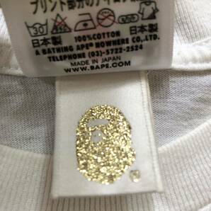 A BATHING APE BAPE Tシャツ 「クレヨンの風合い」希少品 Sサイズの画像4