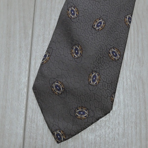 vintagejoru geo * Armani GIORGIO ARMANI Italy made pure silk necktie small articles men's total pattern Vintage Old 6831