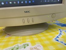 【動作良好】NEC CRT ディスプレイDV15A3 15インチ CRT PCモニター ケーブル付き 現状品_画像3