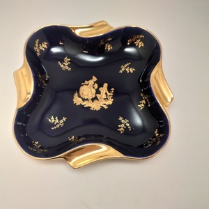 ◆LIMOGES CASTEL◆リモージュ キャッスル 灰皿　金彩　フランス　レア