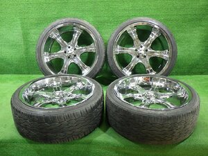 ファルケン ZIEX S/TZ05 夏 265/35R22 社外 アルミ 22×9.5J タイヤホイール 4本セット ハリアーなど インチアップ イベントなど