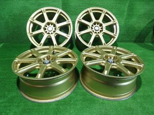 中古 18インチ 18×7.5J 5穴 ワークエモーション XC8 社外 アルミホイール 4本セット アルテッツァ アリスト マークXなど