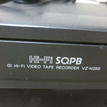 R274　SANYO　サンヨー　ビデオテープレコーダー　ビデオデッキ　Hi-Fi SQPB　VZ-H250　ジャンク品_画像6