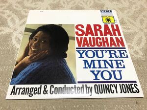 Classic Records Sarah Vaughan You're Mine You Quiex SV-P 高音質 廃盤 Roulette SR 52082 BG Quincy Jones rare