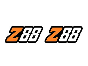 モンキーサイドカバーZ88ステッカー 【ミニモト】【minimoto】【ホンダ 4mini】【ツーリング】【カスタム】