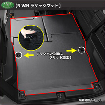 ホンダ N-VAN Nバン JJ1 NVAN フロアマット & ラゲージマット 織柄Ｓ カーマット フロアーシートカバー_画像6