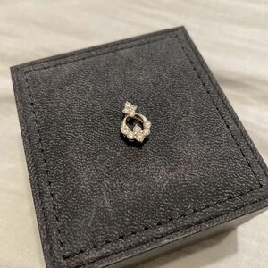 K18WG 0.5ct 天然ダイヤモンド　ネックレストップ