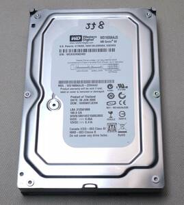 WD1600AAJS-22WAA0 160GB SATA エラーなし　558