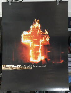 マリリン・マンソン Marilyn Manson - The Last Tour On Earth / God Is In The T.V. /ポスター!!