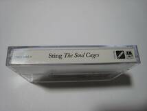 【カセットテープ】 STING / THE SOUL CAGES US版 スティング ソウル・ケージ ALL THIS TIME 収録_画像3