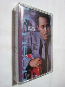 [ cassette tape ] GEORGE BENSON / * unopened * TWICE THE LOVE US version George * Ben sontuwa chair * The *lavu