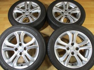 プジョー 208 純正 アルミホイール タイヤ付き 4本セット 4H-108 16インチ 6J+23 195/55R16 ヨコハマ ECOS ES31 2019年製造