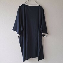 Natural Basic チュラルベーシック 大きいサイズ 7L チュニック ワンピース ネイビー ゆったり トップス レディース【Y044】_画像3