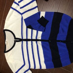 ボーダーカーディガン