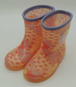  дождь. день Sanrio shuga-ba потребности baby влагостойкая обувь сапоги всесезонный девочка Asahi обувь R025 розовый 14.0cm