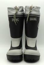 雨の日 男女兼用 履きやすい 歩きやすい ジュニア 長靴 レインブーツ 防寒 防滑 防雪 スポルディング JB027 ブラック 20.0cm_画像2