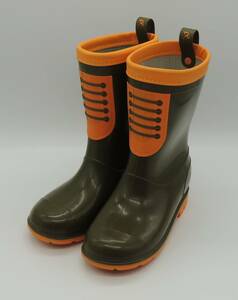 雨の日 歩きやすい ジュニア 男女兼用 レインブーツ オールシーズン 年間商品 長靴 アーノルドパーマー AP7210 カーキ 19.0cm
