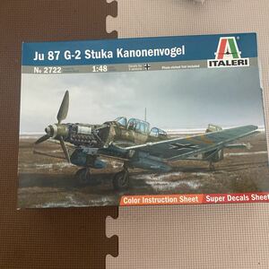 イタレリ ユンカース Ju 87 G-2 スツーカ カノーネンフォーゲル （1/48スケール 38722）未組立 