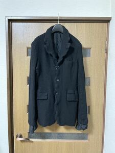 22AW Comme des Garcons Homme pryus wool .. jacket hole 