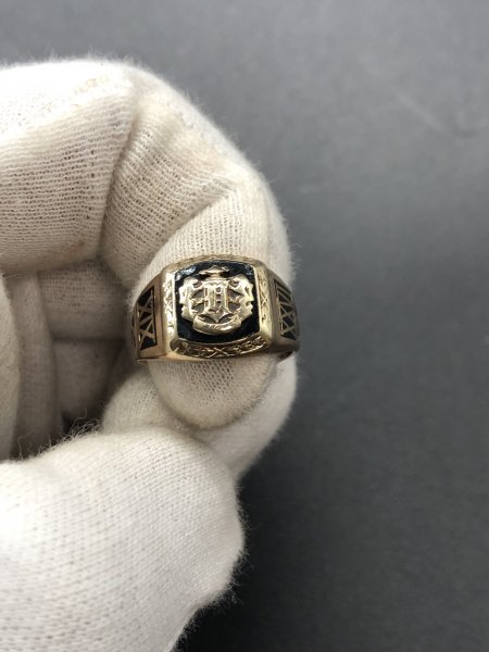 商品は状態確認 - 希少✨カレッジリング 1968年 10k ゴールド 金無垢