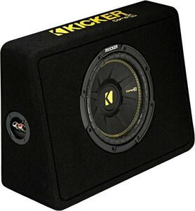 ■USA Audio■新型キッカーKicker CompCシリーズ25cm 純正薄型BOX 44TCWC104, 4ΩMax.600W ●保証付●税込