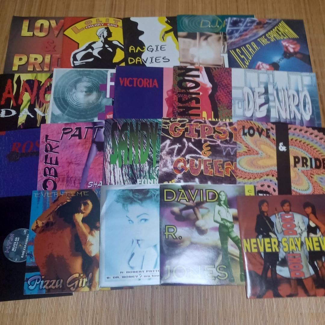 新品同様 93〜95年 ユーロビート レコード RECORDS 54枚TIME まとめ