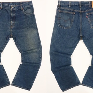 即決★Levi's 517 W36 L30 ブーツカットデニム ジーンズ リーバイス メキシコ製 フレア パンツ 紙パッチ メンズ スモールeの画像2