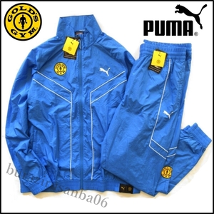  не использовался * обычная цена 18,700 иен Puma × Gold Jim сотрудничество PUMA×GOLD*S GYM нейлон жакет нейлон брюки выставить мужской US/XS