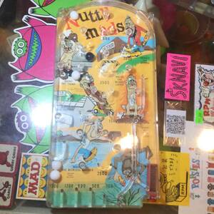 1960年代製 Nutty mads ピンボール ナッティマッズ おもちゃ トイ ナッティーマッズ pinball marx toys ゲーム