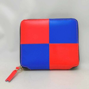  new goods COMME des GARCONS Comme des Garcons round fastener purse SA2100FS blue / orange 