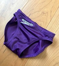 【美品】SPEEDO / flyingfish / フライングフィッシュ / パープル / SSサイズ / 光沢 / スピード / 競パン 競泳水着_画像6