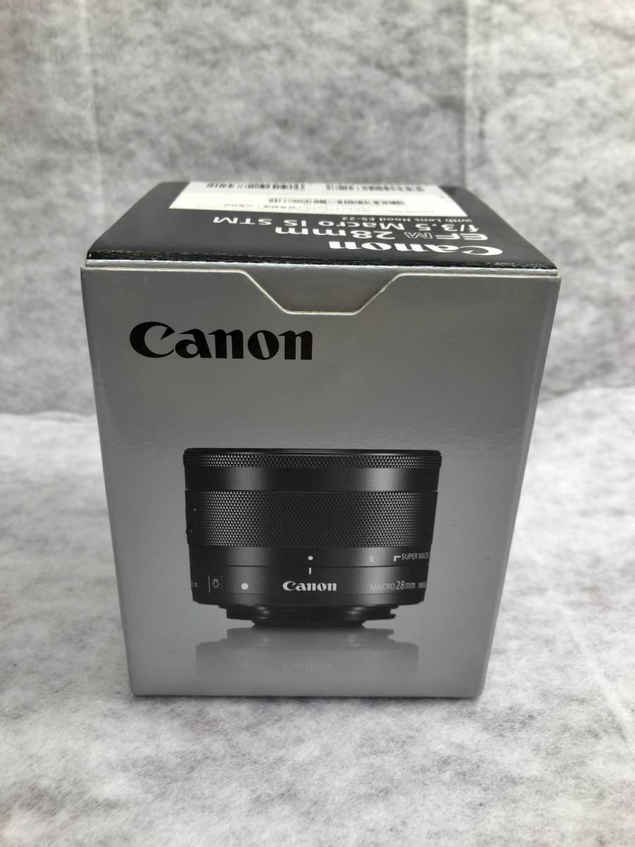 未使用に近い】Canonキャノン キヤノン EF-M28mmF3.5MACRO IS STM